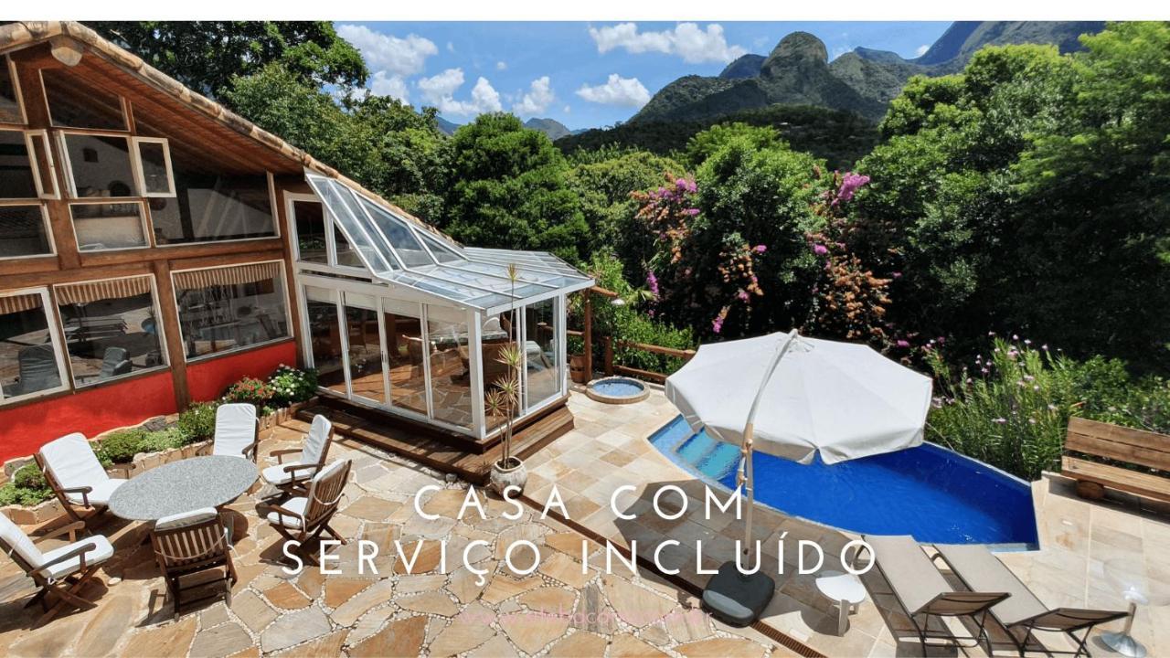 Casa Maria Comprida, Servico Incluido, Linda Vista เปโตรโปลิส ภายนอก รูปภาพ